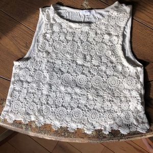 Daisy Lace Crop Top
